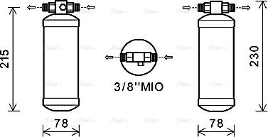 Ava Quality Cooling NHD009 - Sausinātājs, Kondicionieris www.autospares.lv