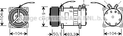 Ava Quality Cooling NHK001 - Kompresors, Gaisa kond. sistēma www.autospares.lv