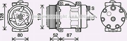 Ava Quality Cooling NHK037 - Kompresors, Gaisa kond. sistēma www.autospares.lv