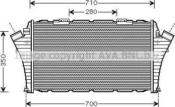 Ava Quality Cooling OL 4439 - Starpdzesētājs www.autospares.lv