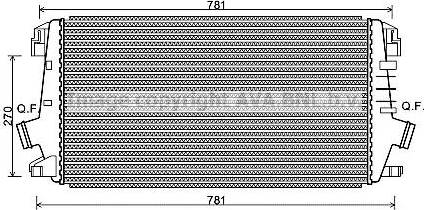 Ava Quality Cooling OL 4550 - Starpdzesētājs www.autospares.lv