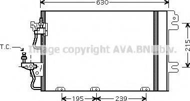 Ava Quality Cooling OL 5366 - Kondensators, Gaisa kond. sistēma www.autospares.lv