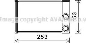 Ava Quality Cooling OL6680 - Siltummainis, Salona apsilde www.autospares.lv