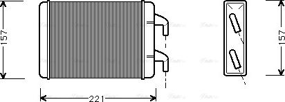 Ava Quality Cooling OL 6007 - Siltummainis, Salona apsilde www.autospares.lv