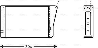 Ava Quality Cooling OL 6196 - Siltummainis, Salona apsilde www.autospares.lv