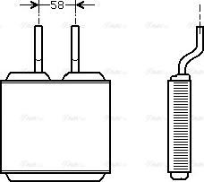 Ava Quality Cooling OL 6197 - Siltummainis, Salona apsilde www.autospares.lv