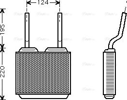 Ava Quality Cooling OL 6132 - Siltummainis, Salona apsilde www.autospares.lv