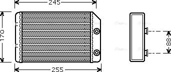 Ava Quality Cooling OL6315 - Siltummainis, Salona apsilde www.autospares.lv