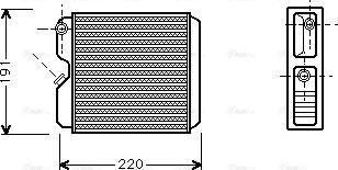 Ava Quality Cooling OL 6240 - Siltummainis, Salona apsilde www.autospares.lv