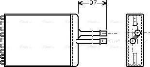 Ava Quality Cooling OL 6216 - Siltummainis, Salona apsilde www.autospares.lv