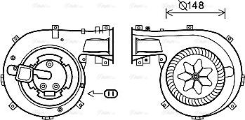 Ava Quality Cooling OL8618 - Salona ventilators www.autospares.lv