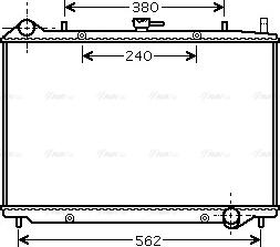 Ava Quality Cooling OL2456 - Radiators, Motora dzesēšanas sistēma www.autospares.lv