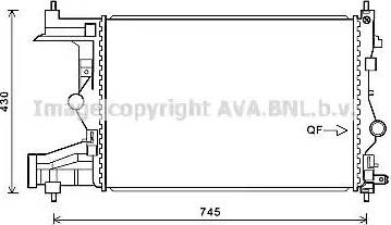 Ava Quality Cooling OL 2487 - Radiators, Motora dzesēšanas sistēma autospares.lv