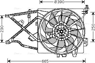 Ava Quality Cooling OL 7505 - Ventilators, Motora dzesēšanas sistēma www.autospares.lv