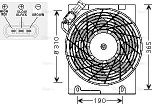 Ava Quality Cooling OL 7508 - Ventilators, Motora dzesēšanas sistēma www.autospares.lv