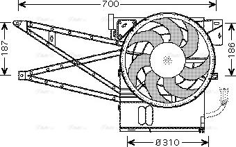 Ava Quality Cooling OL 7515 - Ventilators, Motora dzesēšanas sistēma www.autospares.lv