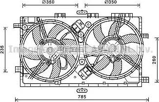 Ava Quality Cooling OL7658 - Ventilators, Motora dzesēšanas sistēma www.autospares.lv