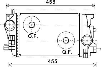 Ava Quality Cooling OLA4592 - Starpdzesētājs www.autospares.lv