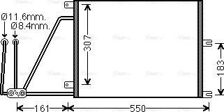 Ava Quality Cooling OLA5265 - Kondensators, Gaisa kond. sistēma autospares.lv