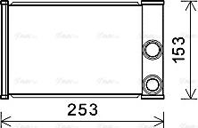 Ava Quality Cooling OLA6680 - Siltummainis, Salona apsilde www.autospares.lv