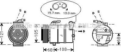 Ava Quality Cooling OL K138 - Kompresors, Gaisa kond. sistēma www.autospares.lv