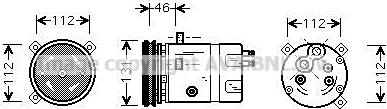 Ava Quality Cooling OLAK278 - Kompresors, Gaisa kond. sistēma www.autospares.lv