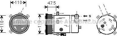 Ava Quality Cooling OL K277 - Kompresors, Gaisa kond. sistēma www.autospares.lv