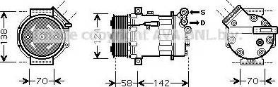 Ava Quality Cooling OL K465 - Kompresors, Gaisa kond. sistēma www.autospares.lv