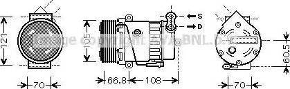 Ava Quality Cooling OL K389 - Kompresors, Gaisa kond. sistēma www.autospares.lv