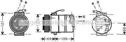 Ava Quality Cooling OL K373 - Kompresors, Gaisa kond. sistēma www.autospares.lv