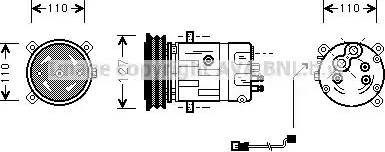 Ava Quality Cooling OL K290 - Kompresors, Gaisa kond. sistēma autospares.lv