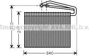 Ava Quality Cooling OL V400 - Iztvaikotājs, Gaisa kondicionēšanas sistēma www.autospares.lv