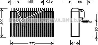 Ava Quality Cooling OL V299 - Iztvaikotājs, Gaisa kondicionēšanas sistēma www.autospares.lv