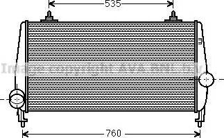 Ava Quality Cooling PE 4354 - Starpdzesētājs www.autospares.lv