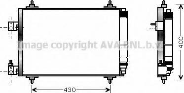 Ava Quality Cooling PE 5286 - Kondensators, Gaisa kond. sistēma www.autospares.lv