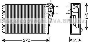 Ava Quality Cooling PE6292 - Siltummainis, Salona apsilde www.autospares.lv