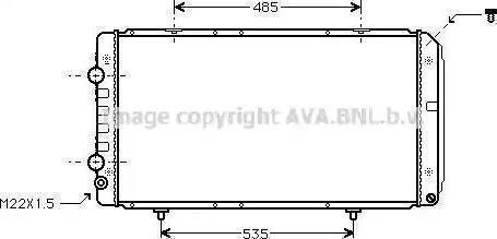 Valeo 736063 - Radiators, Motora dzesēšanas sistēma www.autospares.lv