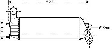 Ava Quality Cooling PEA4261 - Starpdzesētājs www.autospares.lv