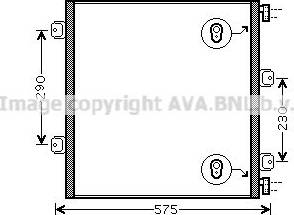 Ava Quality Cooling RE5075 - Kondensators, Gaisa kond. sistēma www.autospares.lv