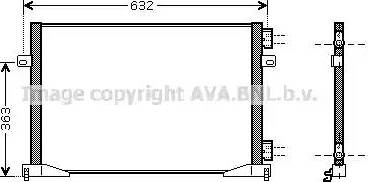 Ava Quality Cooling RT 5391 - Kondensators, Gaisa kond. sistēma www.autospares.lv