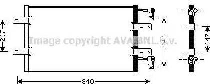 Ava Quality Cooling RT 5314 - Kondensators, Gaisa kond. sistēma www.autospares.lv