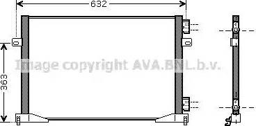 Ava Quality Cooling RT 5339 - Kondensators, Gaisa kond. sistēma www.autospares.lv