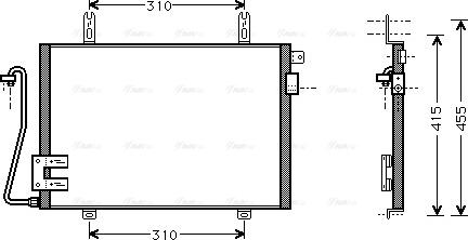 Ava Quality Cooling RT 5221 - Kondensators, Gaisa kond. sistēma www.autospares.lv