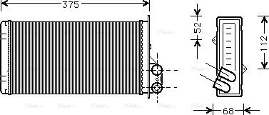 Ava Quality Cooling RT 6226 - Siltummainis, Salona apsilde www.autospares.lv