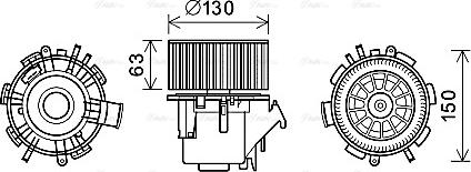 Ava Quality Cooling RT8600 - Salona ventilators www.autospares.lv