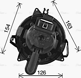 Ava Quality Cooling RT8676 - Salona ventilators www.autospares.lv