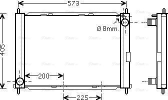 Ava Quality Cooling RT2652 - Radiators, Motora dzesēšanas sistēma www.autospares.lv