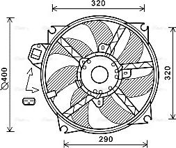 Ava Quality Cooling RT7563 - Ventilators, Motora dzesēšanas sistēma www.autospares.lv