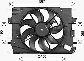 Ava Quality Cooling RT7662 - Ventilators, Motora dzesēšanas sistēma www.autospares.lv