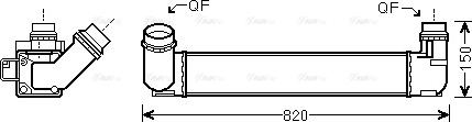 Ava Quality Cooling RTA4412 - Starpdzesētājs www.autospares.lv